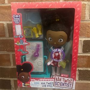 Netflix Ada Twist Scientist Lab Doll - New In box Talk & Sing